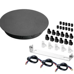 Baldachin 'Home Sweet Home' Metall 1-12 Leuchten schwarz