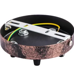 Baldachin 'Home Sweet Home' Metall 5 Lichter rostfarben