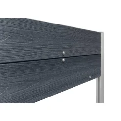 Balkon-Hochbeet 'Lara' anthrazit 185 x 80 x 50 cm