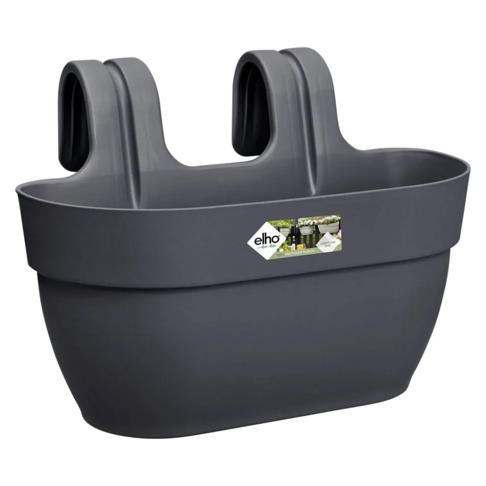 Balkonkasten 'Vibia Campana Easy Hanger M' 36 x 24 x 26,5 cm schwarz