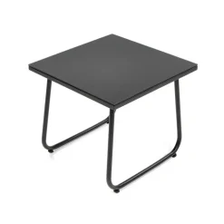 Balkonmöbelset 'Mali' Aluminium schwarz 3-teilig