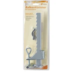 Balkonschirmklammer Stahl für Schirmmast mit Ø 32 mm