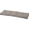 Bankauflage 'Comfort' taupe 110 x 44 x 6 cm