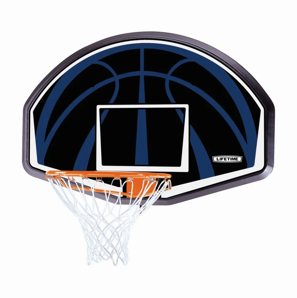 Basketballkorb 'Colorado' schwarz/blau 112 x 72 x 3 cm