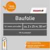 Baufolie 'Extrastark' Polyethylen 100 g/m² 2 x 25 m