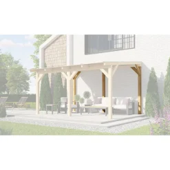 Bausatz Pfosten Freistehend für Terrassenüberdachung '672' Gr. 4 + 5