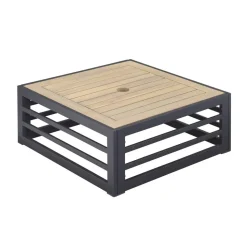 Beistelltisch 'Carina' Stahl/Holz 60 x 25 x 60 cm