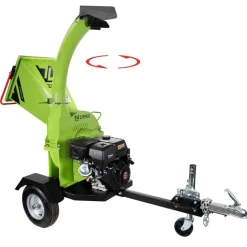 Benzin-Häcksler 'ZI-HAEK15000' mit Elektrostarter 9 kW