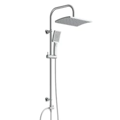 Überkopf-Brauseset 'MALLORCA' chrom Ø 20 cm