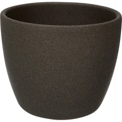 Übertopf 'Madrid' dunkelgrau Ø 17 cm