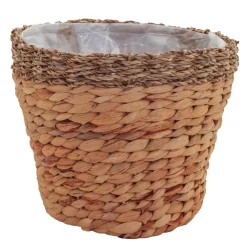 Übertopf Wasserhyazinthe/Seegras Ø 24 x 19 cm