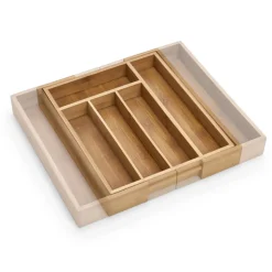 Besteckkasten naturfarben 33,5 x 5 x 29 cm