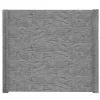 Betonzaunplatte 'Standard Flagstone' 200 x 38,5 x 3,5 cm grau