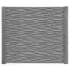 Betonzaunplatte 'Standard Murano' 200 x 38,5 x 3,5 cm grau