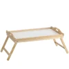 Bett-Tablett naturfarben 50 x 24,5 x 30 cm