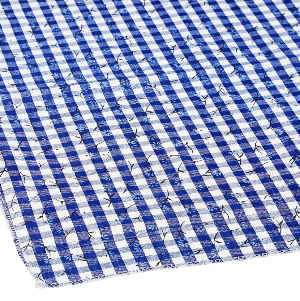Bierzeltgarnituren-Auflagenset mehrfarbig blau/weiß 240 x 100 cm 3-teilig