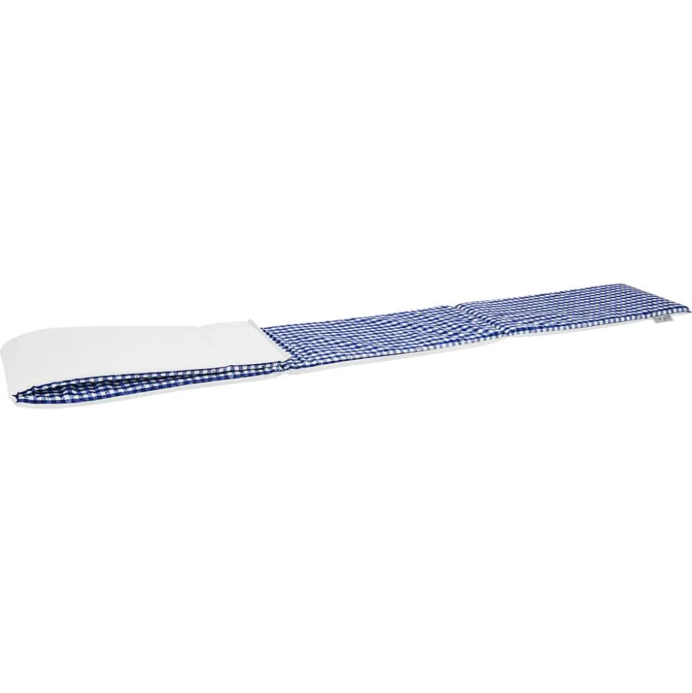 Bierzeltgarnituren-Auflagenset mehrfarbig blau/weiß 240 x 100 cm 3-teilig