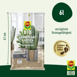 Bio-Feingranulat 'Granuplant Kakteen' 0,5 - 2 mm, 6 l