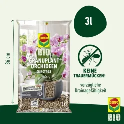 Bio-Substrat 'Granuplant Orchideen' 3 l