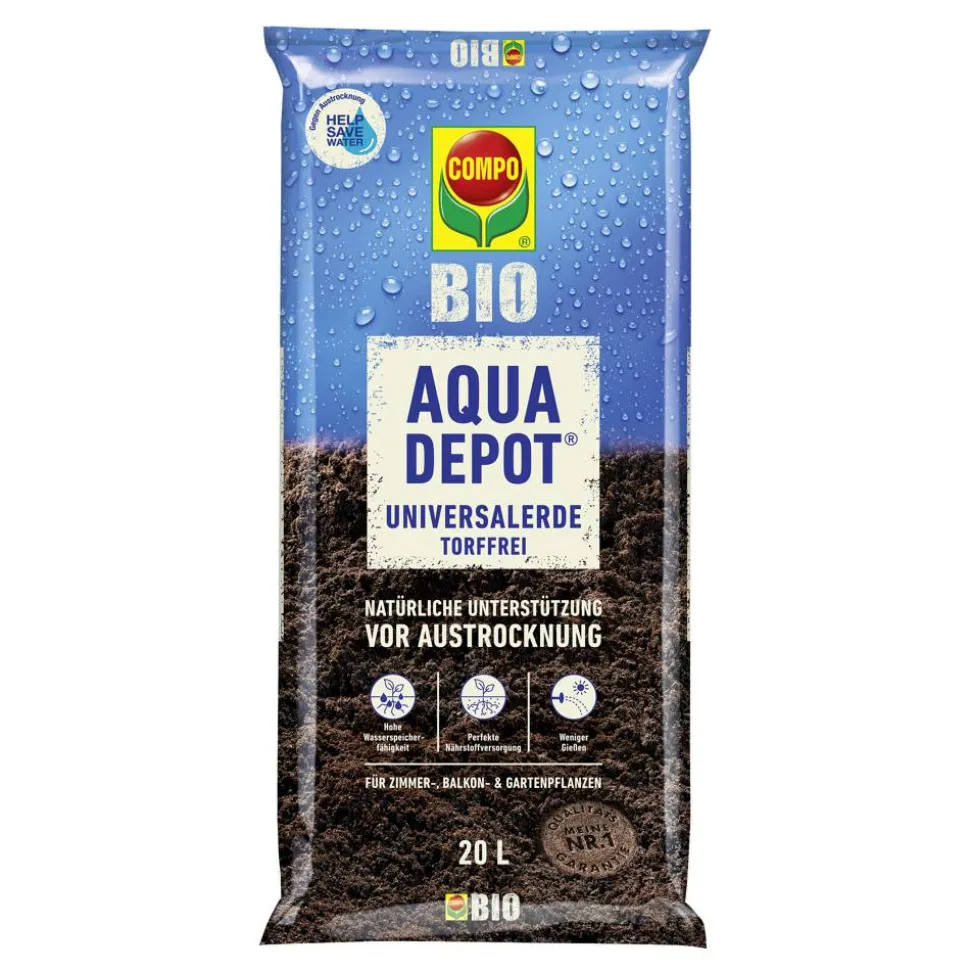 Bio-Universalerde 'Aqua Depot' torffrei 20 l