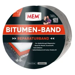 Bitumen-Band blei 7,5 cm x 10 m
