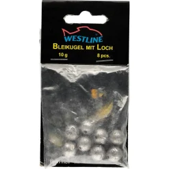 Bleikugeln mit Loch 10 g 8 Stück