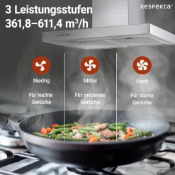 Blockhaube 'CH 22098 IXB' 60 cm, Edelstahl