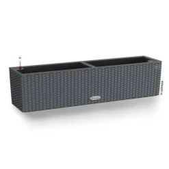 Blumenkasten 'BALCONERA Cottage 80' Kunststoff granitfarben 79 x 19 x 19 cm