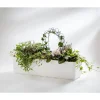 Blumenkasten 'Berberis' weiß 60 cm