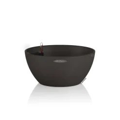 Blumenkasten 'CUBETO Stone 40' graphitschwarz, Komplett-Set