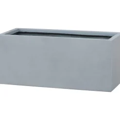 Blumenkasten 'Palomo' Polyfibre Betonoptik grau 50 x 21 x 21 cm