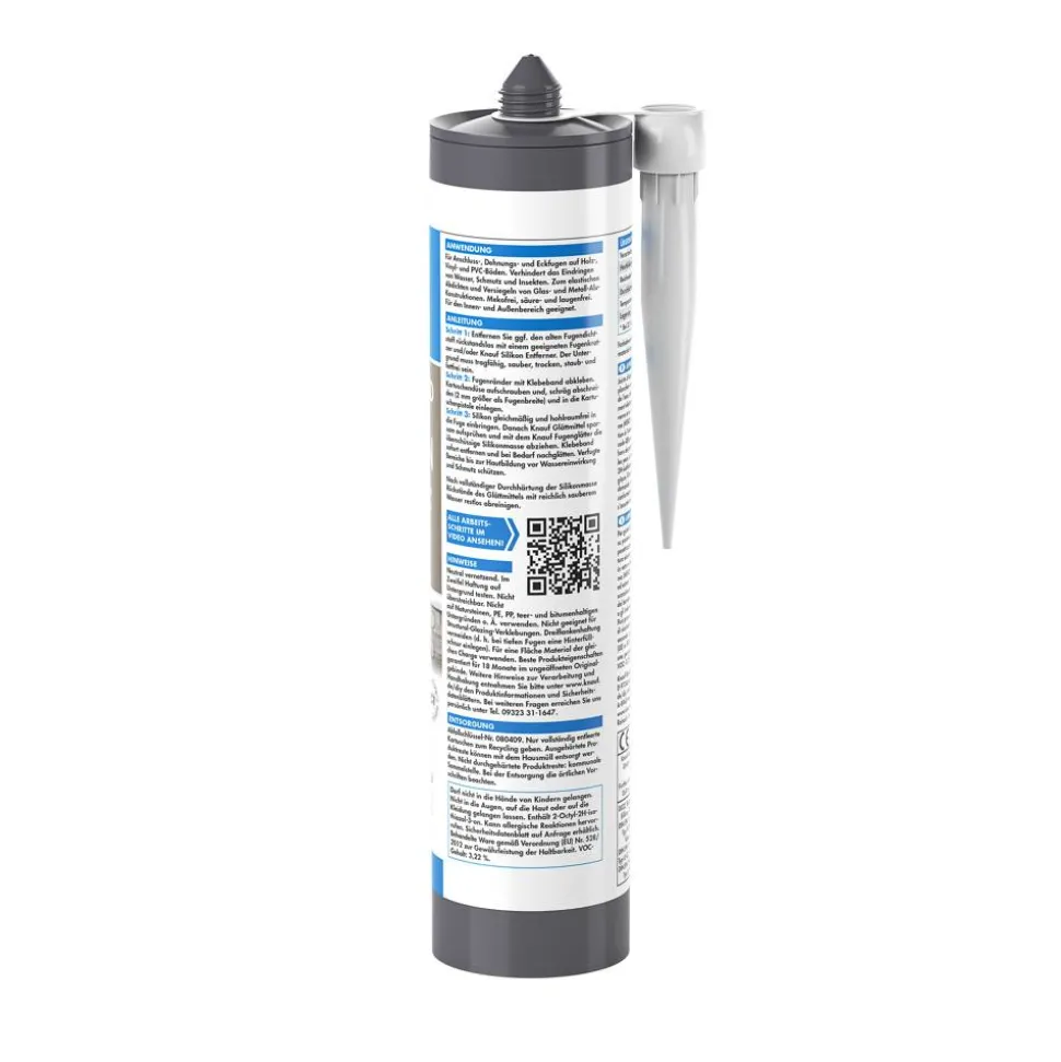 Boden- und Fenster Silikon transparent 300 ml