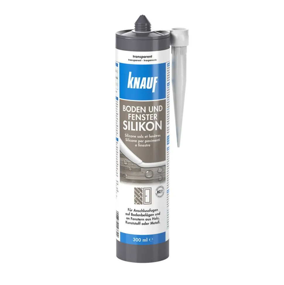 Boden- und Fenster Silikon transparent 300 ml