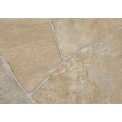 Bodenbelag CV 'Stone' Bruchsteinoptik beige Meterware Breite 2 m
