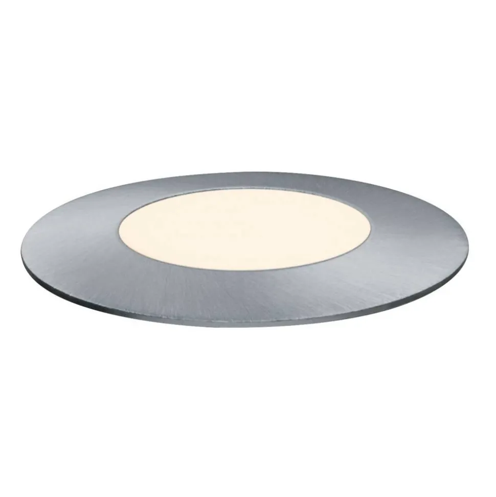 Bodeneinbaustrahler 'Plug & Shine' 50 lm silber Ø 5,5 cm