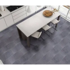Bodenfliese 'Beton' Feinsteinzeug 30,5 x 61 cm anthrazit