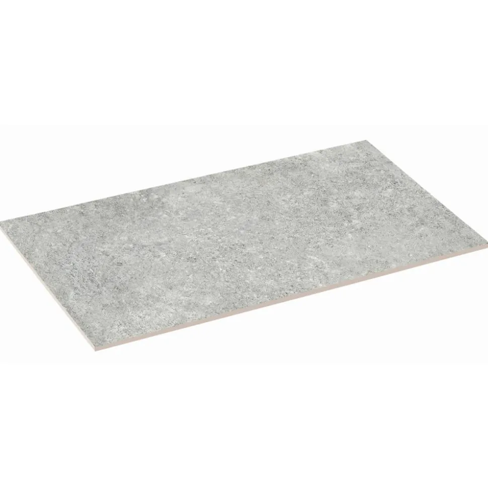 Bodenfliese 'Fancy' Feinsteinzeug 30,5 x 61 cm grau R10/B