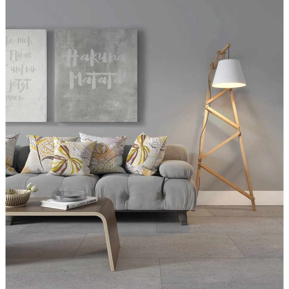 Bodenfliese 'Lims' grau 60 x 120 cm