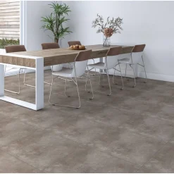 Bodenfliese 'Marte' Feinsteinzeug 61 x 61 cm taupe