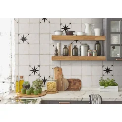 Bodenfliese 'Retro Blanco vintage' Feinsteinzeug beige 22,5 x 22,5 cm