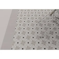 Bodenfliese 'Retro Genova' Feinsteinzeug beige 22,5 x 22,5 cm