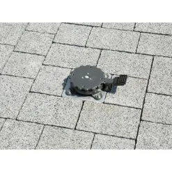 Bodenplatte Stahl 16 x 16 x 40 cm