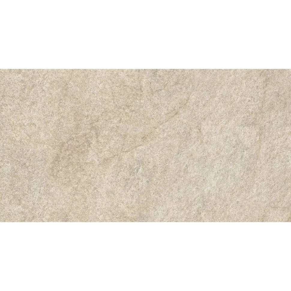 Bodenplatte 'Integra Keramik Quarzit' beige 60 x 120 x 2 cm