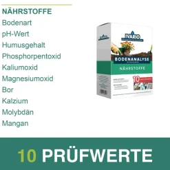 Bodentest 'Nährstoffe' 10 Prüfwerte