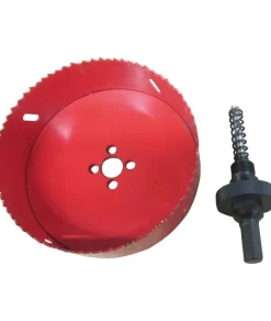 Bohrer rot DN 100, mit Aufnahmeschaft