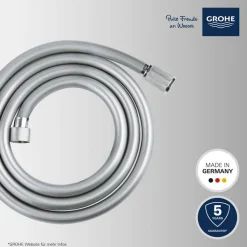 Brauseschlauch 'Vitalioflex Trend' chromfarben 175 cm
