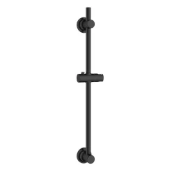 Brausestange 'Libertà' schwarz 70 cm, befestigen ohne Bohren