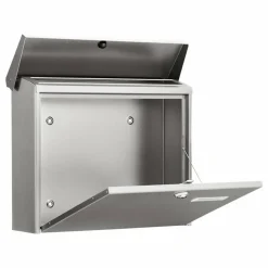 Briefkasten 'Amrum 3867 NI' edelstahlfarben 37,7 x 32 x 11,5 cm
