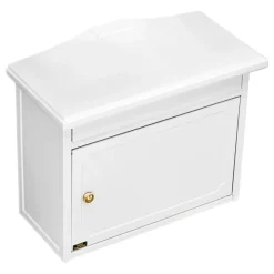 Briefkasten 'Kopenhagen 882 W' weiß 41 x 34,5 x 20,5 cm