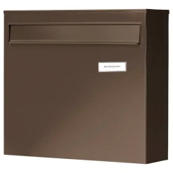 Briefkasten 'Potsdam 878 BR' braun 36,2 x 32,2 x 10 cm
